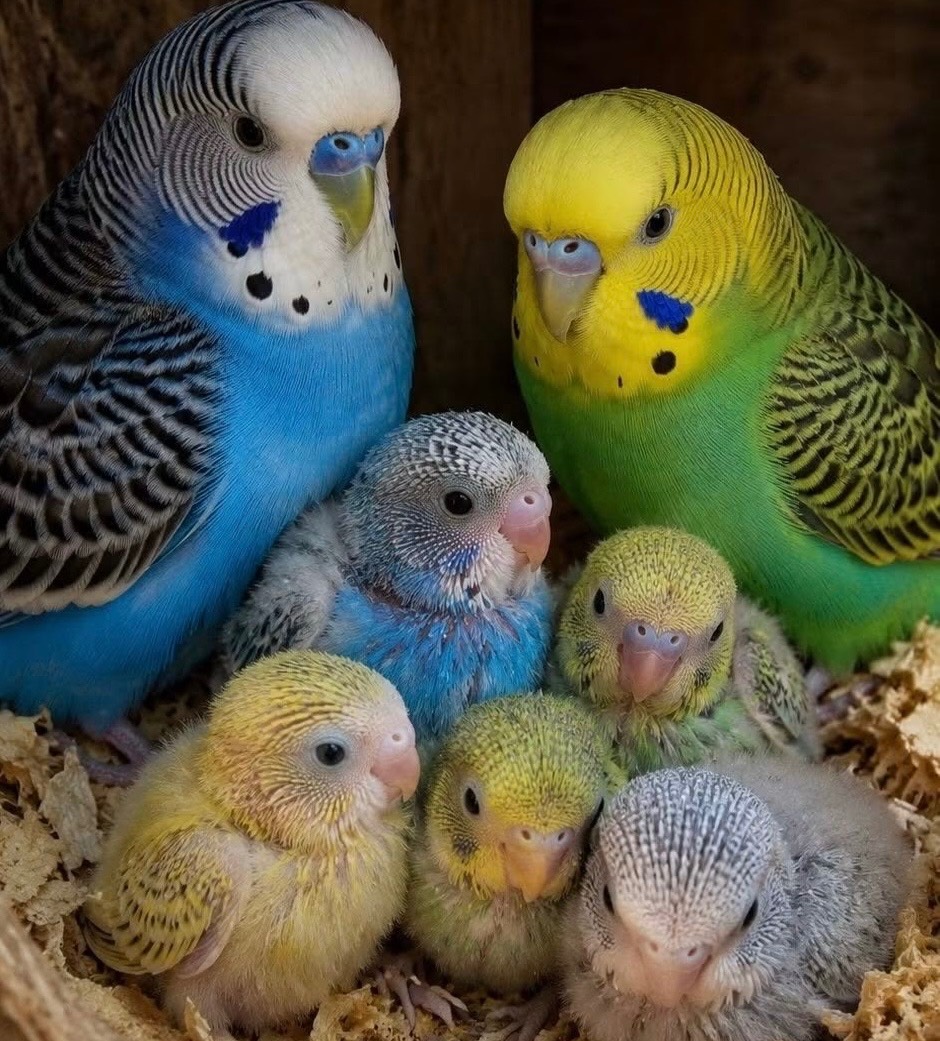 همه پرندگان زینتی